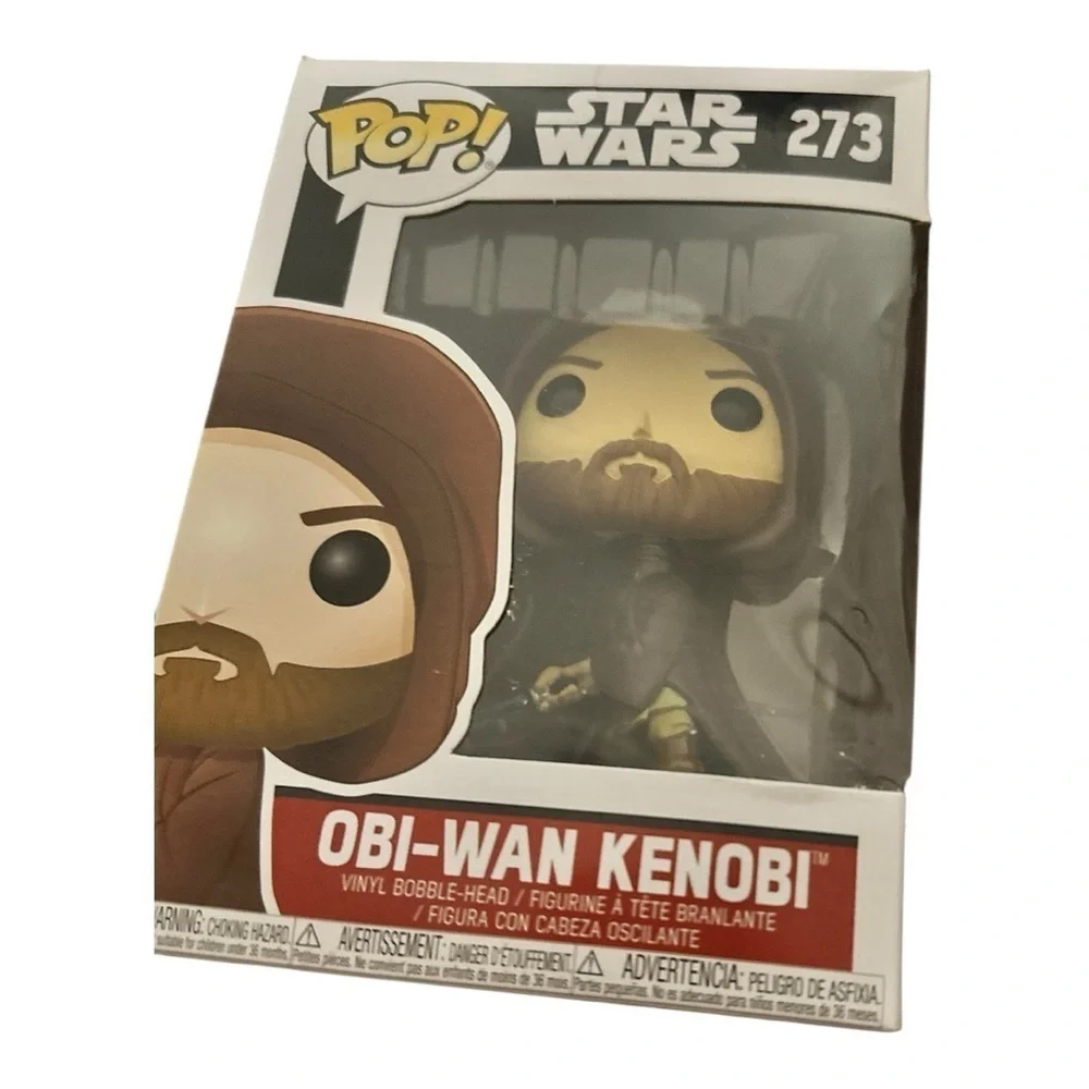 NIB Funko POP! Star Wars Young OBI-Wan Kenobi #273 (Hooded with Light Saber)